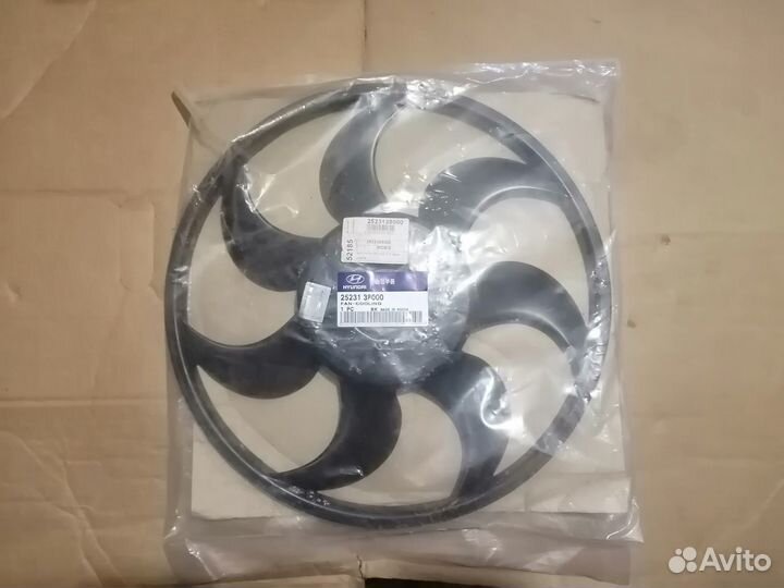 Крыльчатка вентилятора радиатора Hyundai Sonata