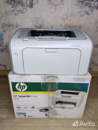 Принтер лазерный HP LaserJet P1005 как новый