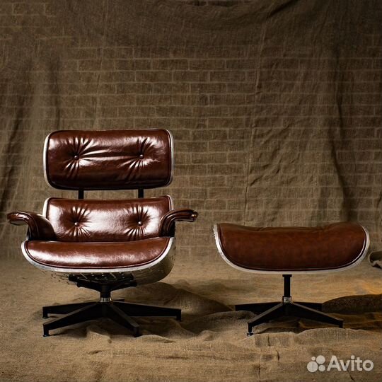 Кресло Aviator Eames Lounge with Footrest