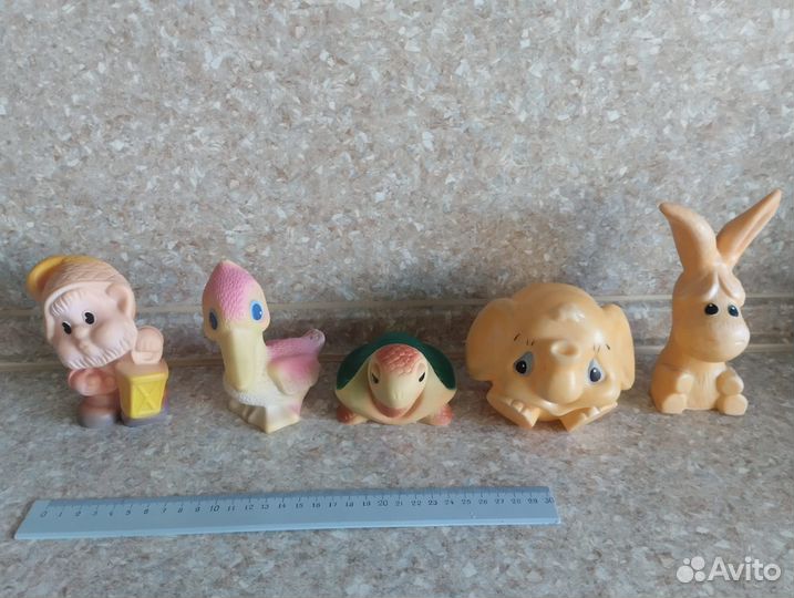 Резиновые игрушки, пищалки СССР