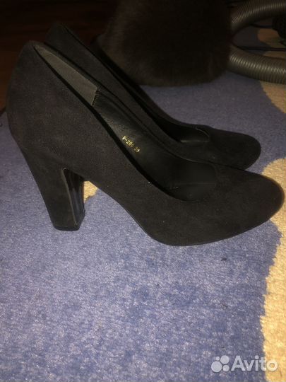 Туфли замшевые