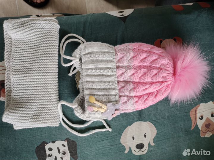 Теплые шапки 50-52 новые
