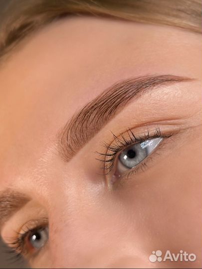 Коррекция и натуральное окрашивание бровей