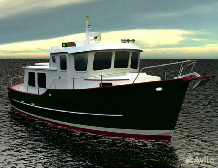Новая траулерная яхта 