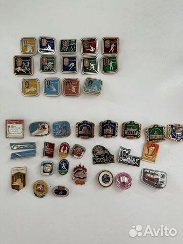 Значки СССР олимпиада 80