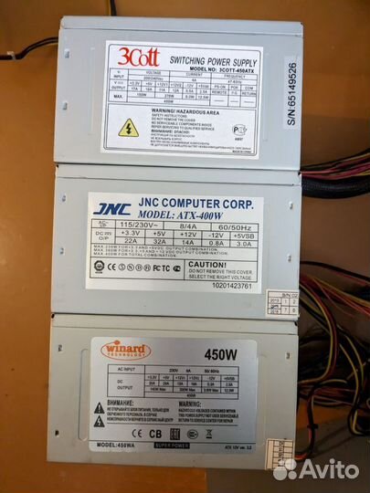 Блоки питания 350-450 W