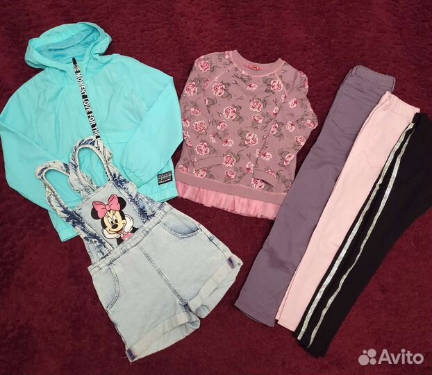 Фирменные вещи для девочки 122-128