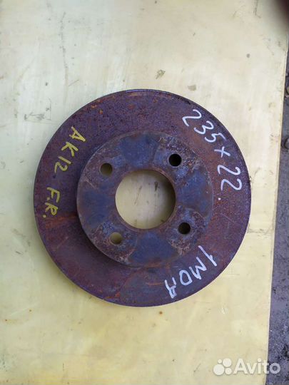 Тормозной диск nissan march