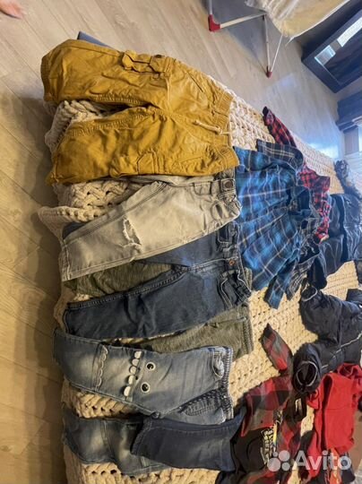 Детская одежда пакетом для мальчиков размер 92