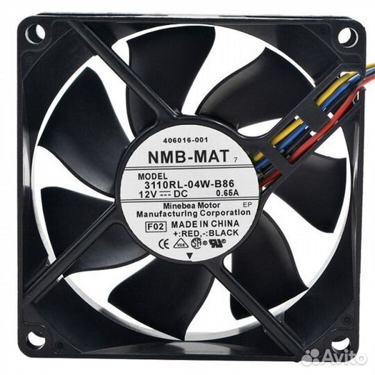 Вентилятор HP 406016-001 12v 80x80x25mm