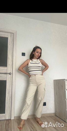 Брюки карго женские 42