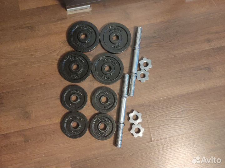 Комплект наборных гантелей 20 кг Torneo