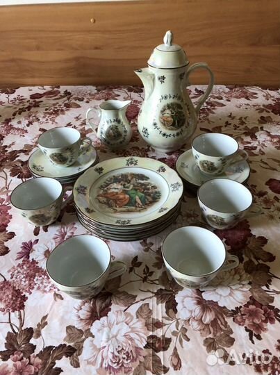 Кофейный сервиз Мадонна гдр Kahla