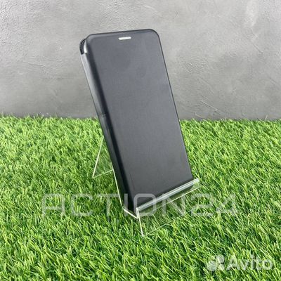 Чехол книжка Xiaomi Redmi 12 (черный)