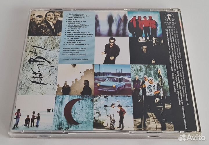 U2 - Achtung Baby (CD, Japan 1991)