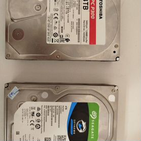 4 Жестких диска 3.5 SATA (4Tb+2Tb)