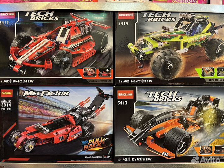 Конструктор с инерционным механизмом «Багги»