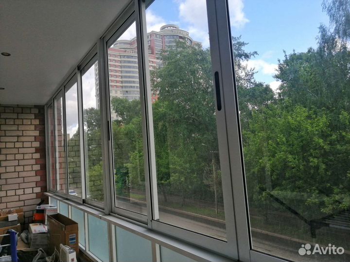 Алюминиевые окна на балкон