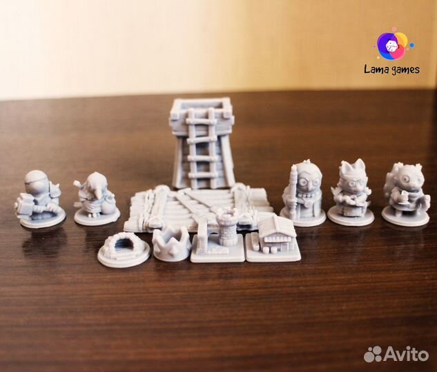 Настольная игра Root, Корни набор зверей и зданий