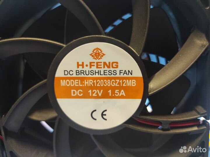 Серверный мощный кулер 1.5A