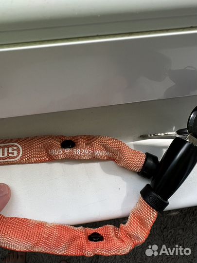 Велозамок цепной с ключом 60см Abus