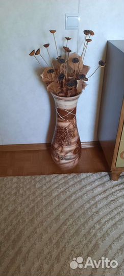 Ваза для цветов напольная