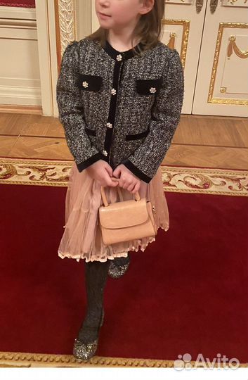 Твидовый жакет designers cat для девочки