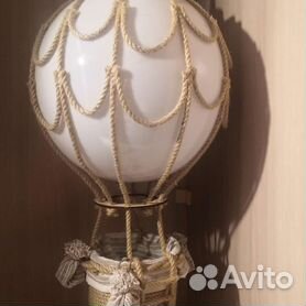 Воздушный шар Уолл люстра (бра) со стеклянными украшениями бронзы