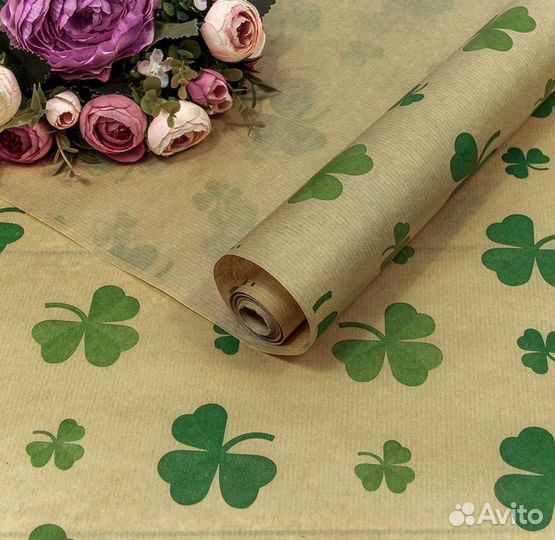 Упаковочная крафт бумага для подарков