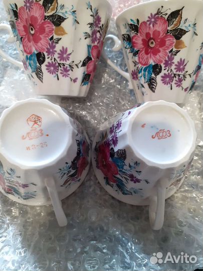 Хрусталь.Блюдо. Кружки лфз