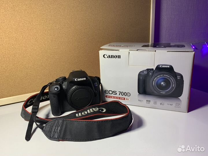 Зеркальный фотоаппарат canon 700d body
