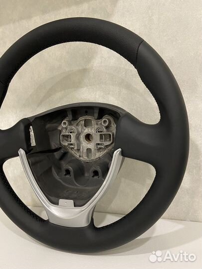 Руль priora 2/granta fl/kalina в коже