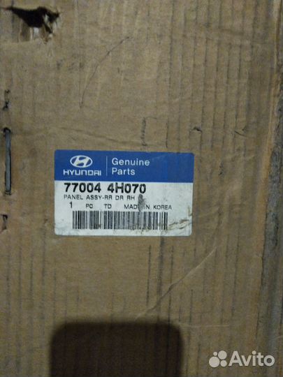 Дверь задняя правая Hyundai Starex H-1 c 2007г