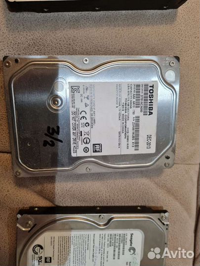 Жесткий диск Toshiba, Seagate 500 гб