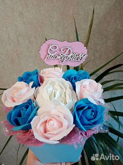 Букет из неувядающих цветов