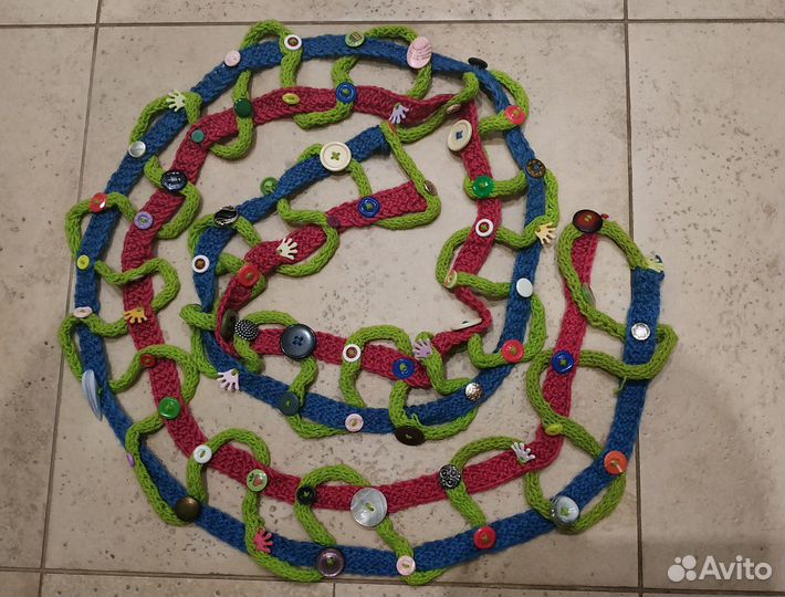 Шарф снуд ручная работа