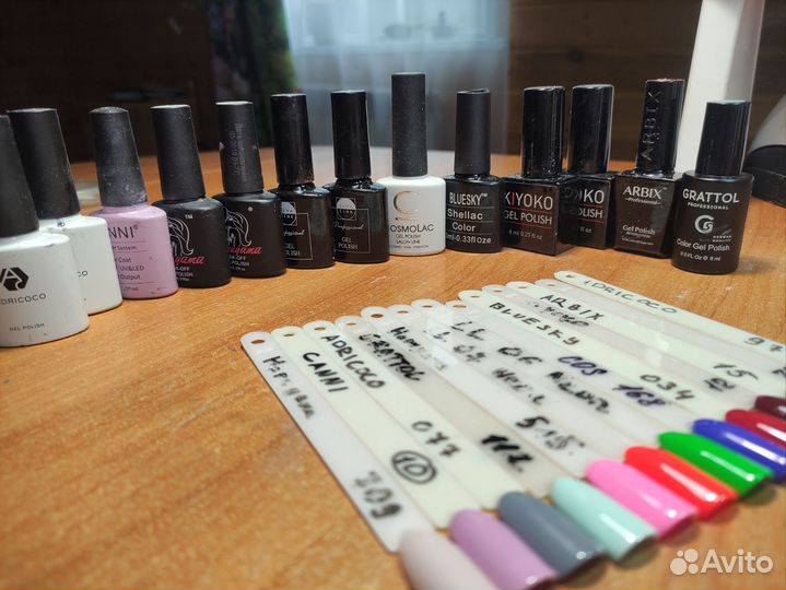 Гель лаки пакетом набором