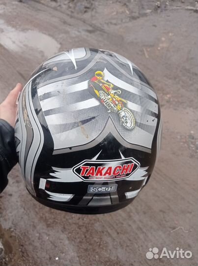 Кроссовый шлем Takachi