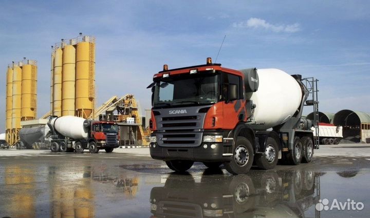 Бетон раствор доставка м300м200м100