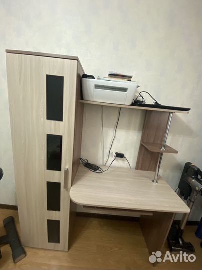 Компьютерный стол со шкафом бу