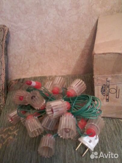 Продаю гирлянду рабочую, фонарики/СССР