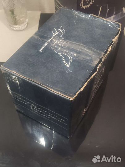 Набор 6 фужеров. Гусь хрустальный