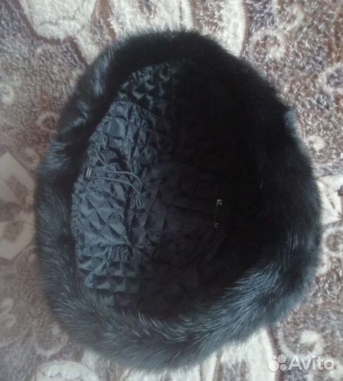 Норковый мягкий берет