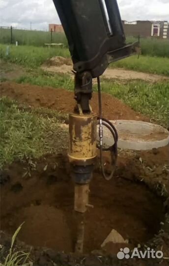 Бурение колодцев рытье копка септики Ямобур