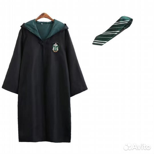 Мантия слизерин с галстуком