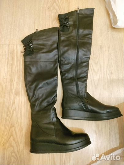 Сапоги женские зимние натуральная кожа 37размер