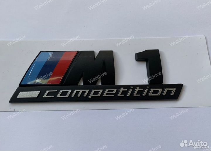 Шильд BMW M1 M2 M3 M4 M5 M6 M7 Competition матовый