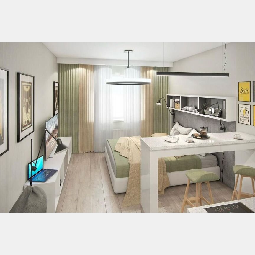 Апартаменты-студия, 27,6 м², 4/24 эт.