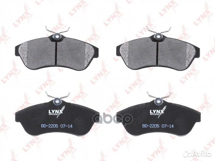 Колодки тормозные дисковые перед BD2205 LYN