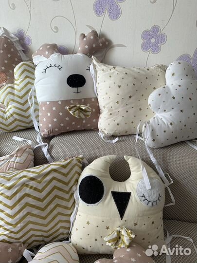 Бортики в кроватку